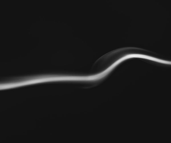 Abstract visual representation of flowing air and breath.